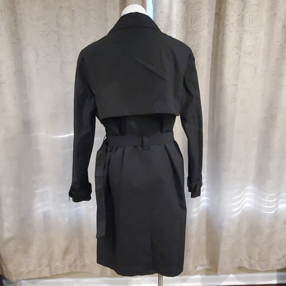 ⭐HP⭐NWT Classic Black Trenchcoat - Picture 3 of 6